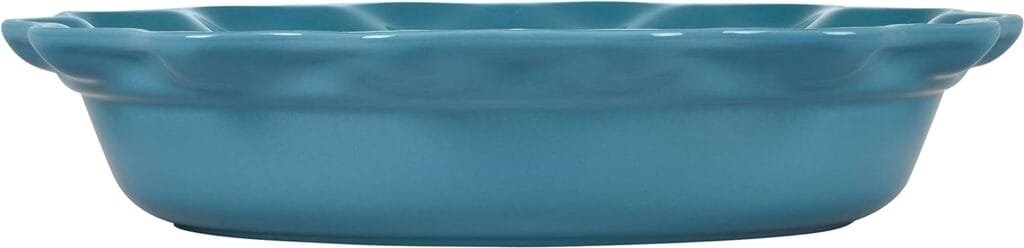 Le Creuset Stoneware 9 Heritage Pie Dish, Deep Teal Le Creuset Stoneware 9 Heritage Pie Dish, Deep Teal