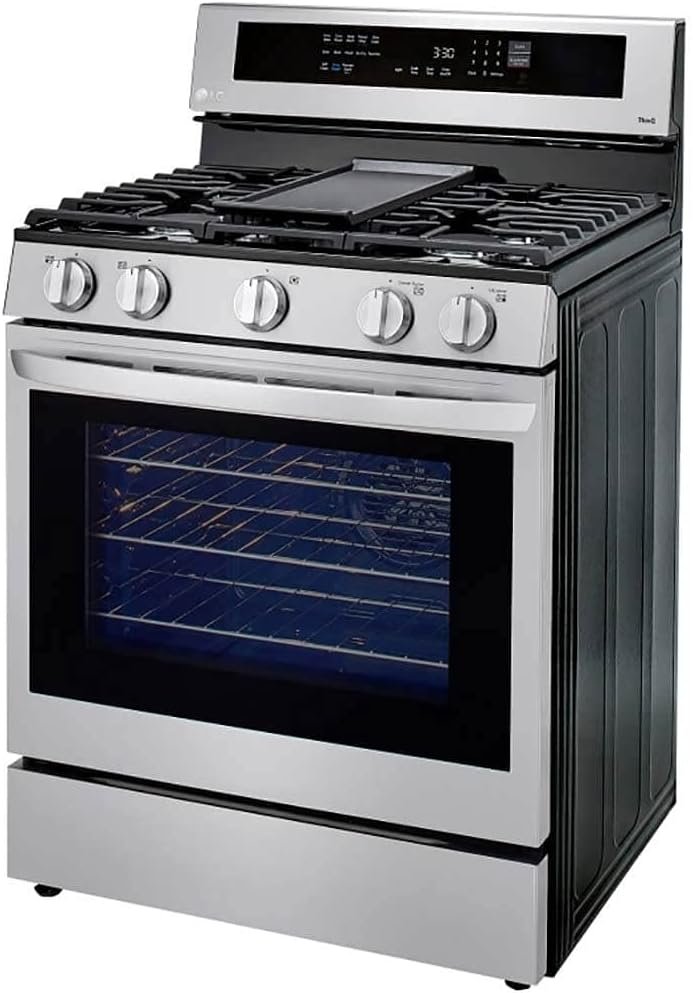 LG LRGL5825F 5.8 Cu. Ft. Stainless Steel Gas Range with Air Fry