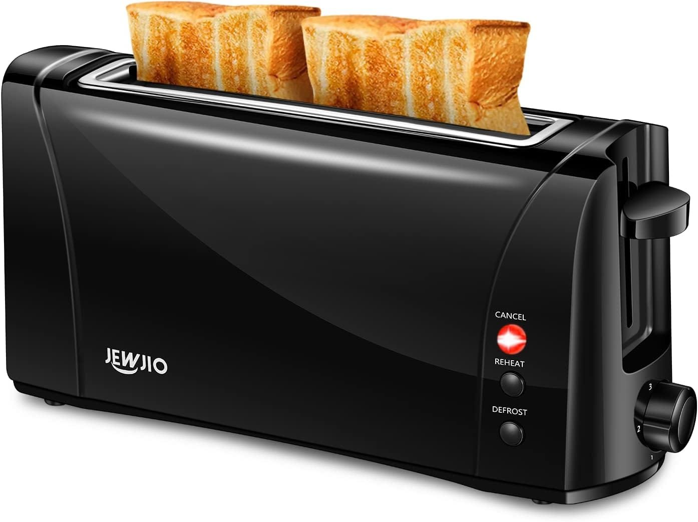Long Slot Toaster 2 Slice Best Toaster 2 Slice Wide Slot, Vintage Black Toaster with Defrost/Reheat/Cancel/6 Bread Shade Settings/Removable Crumb Tray for Waffles Bagels, Easy To Use, 1000w Long Slot Toaster 2 Slice Best Toaster 2 Slice Wide Slot, Vintage Black Toaster with Defrost/Reheat/Cancel/6 Bread Shade Settings/Removable Crumb Tray for Waffles Bagels, Easy To Use, 1000w