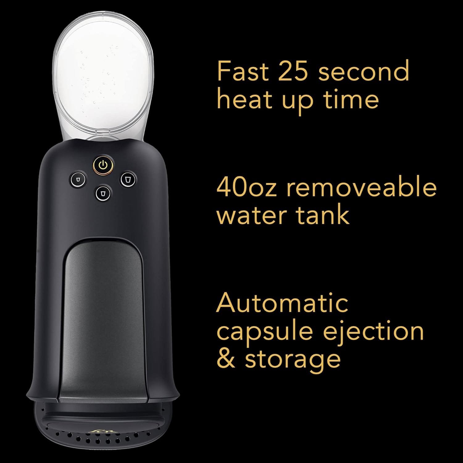 LOR Barista System Coffee and Espresso Machine Combo by Philips, Black