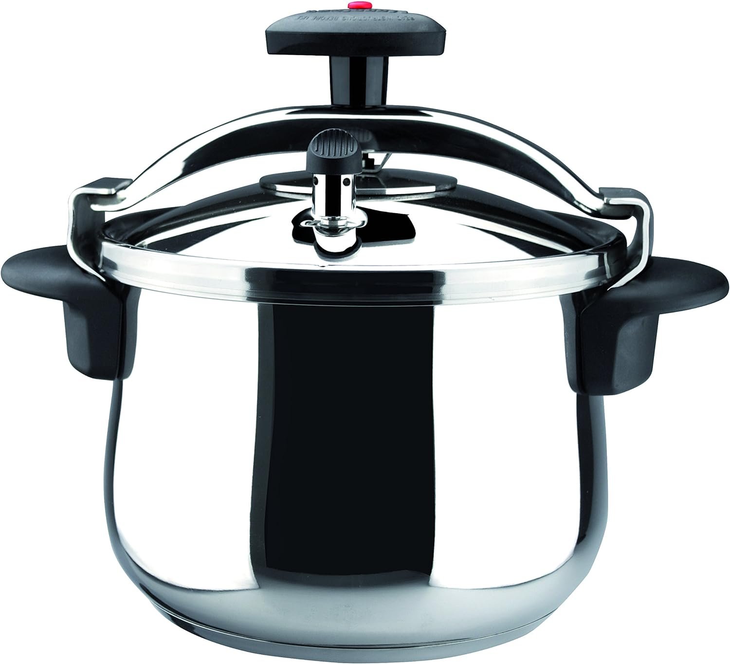 MAGEFESA ® Star B fast pressure cooker, 8.4 Quart, with rounded bottom, made in 18/10 stainless steel, suitable for all types of stovetops, included indution, 3 heavy security systems, 8 psi MAGEFESA ® Star B fast pressure cooker, 8.4 Quart, with rounded bottom, made in 18/10 stainless steel, suitable for all types of stovetops, included indution, 3 heavy security systems, 8 psi