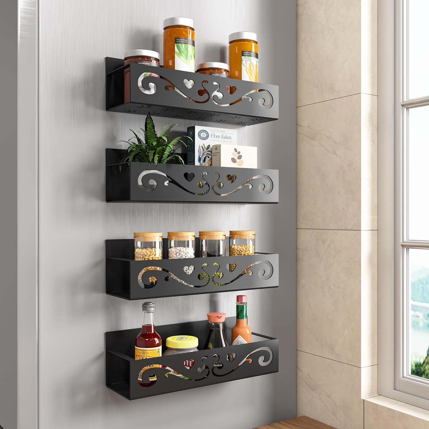 4 Pack Magnetic Spice Rack for Refrigerator Review post thumbnail image