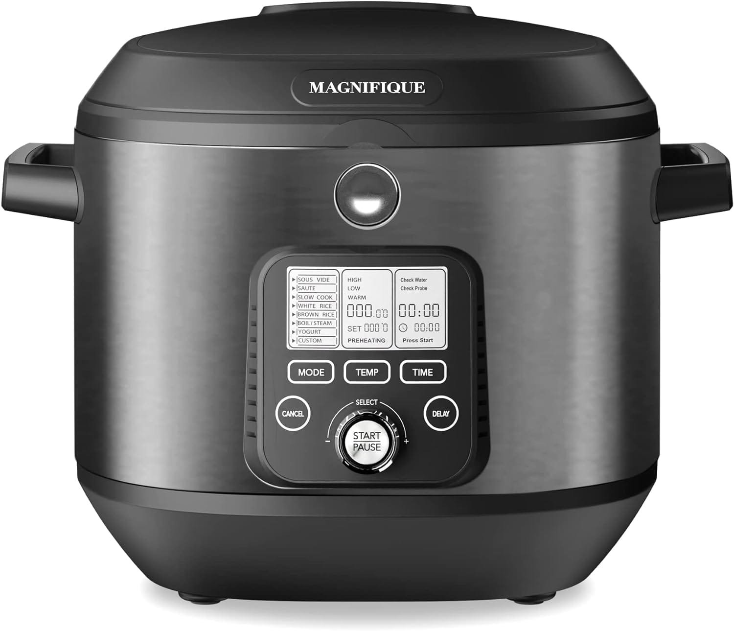 MAGNIFIQUE 6 Quart Sous Vide Cooker: The Ultimate Solution for Superbly Cooked Meals Every Time, 8-in-1 to Steam, Bake, Roast, Sear, Sauté, Yogurt Maker, Delay Start Programmable, Stainless Steel MAGNIFIQUE 6 Quart Sous Vide Cooker: The Ultimate Solution for Superbly Cooked Meals Every Time, 8-in-1 to Steam, Bake, Roast, Sear, Sauté, Yogurt Maker, Delay Start Programmable, Stainless Steel