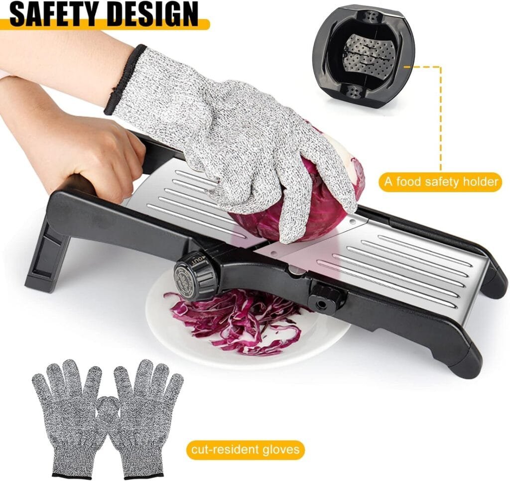 Mandoline Food Slicer for kitchen, Adjustable Stainless Steel Mandoline Vegetable slicer, Food slicer Onion Potato Chip French Fry 7 in-1 vegetable slicer Mandoline Food Slicer for kitchen, Adjustable Stainless Steel Mandoline Vegetable slicer, Food slicer Onion Potato Chip French Fry 7 in-1 vegetable slicer