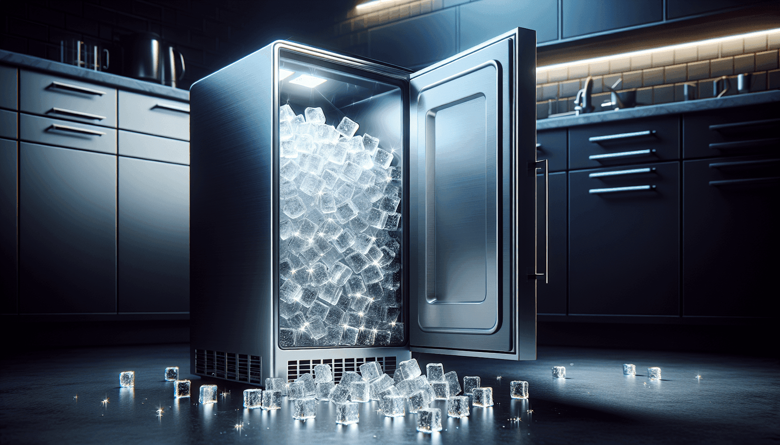 Manitowoc D570 Ice Bin, 30W x 34D x 50H, with Side-hinged Front-Opening Door, Side Grips, 532 lb