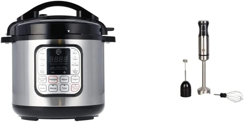 masterchef-electric-pressure-cooker-10-in-1-instapot-multicooker-6-qt-slow-cooker-vegetable-steamer-rice-maker-digital-p - Cooking Appliance World