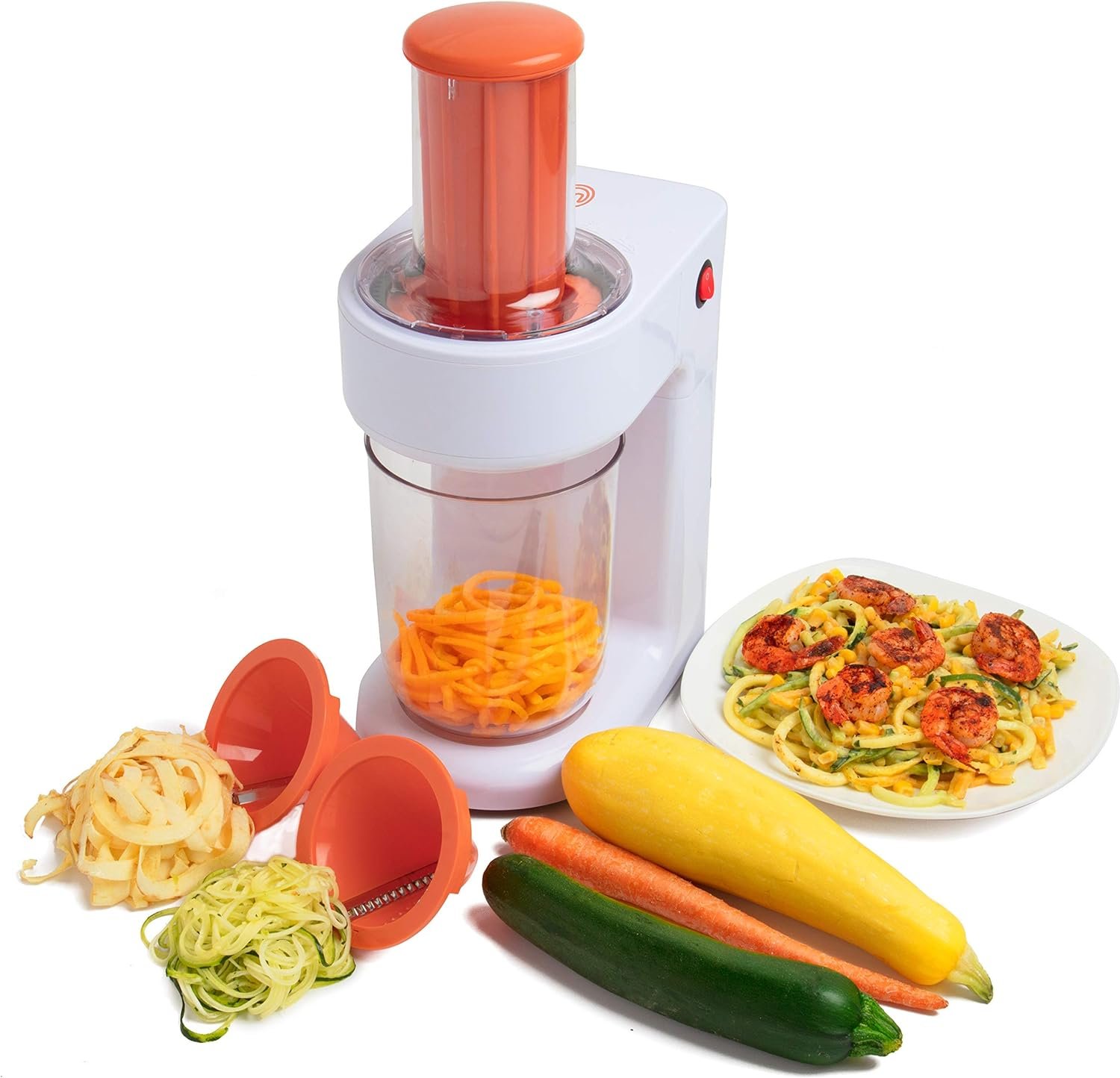 masterchef-electric-spiralizer-3-in-1-vegetable-noodle-pasta-maker-homemade-low-carb-keto-vegan-gluten-free-pasta-zoodle - Cooking Appliance World
