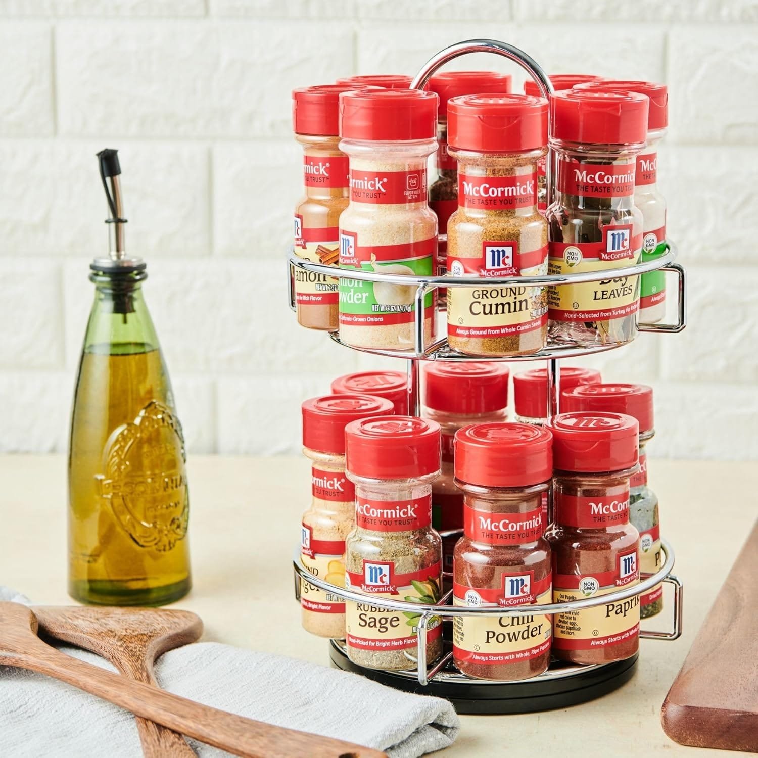 McCormick Two Tier Chrome Spice Rack Organizer Review post thumbnail image