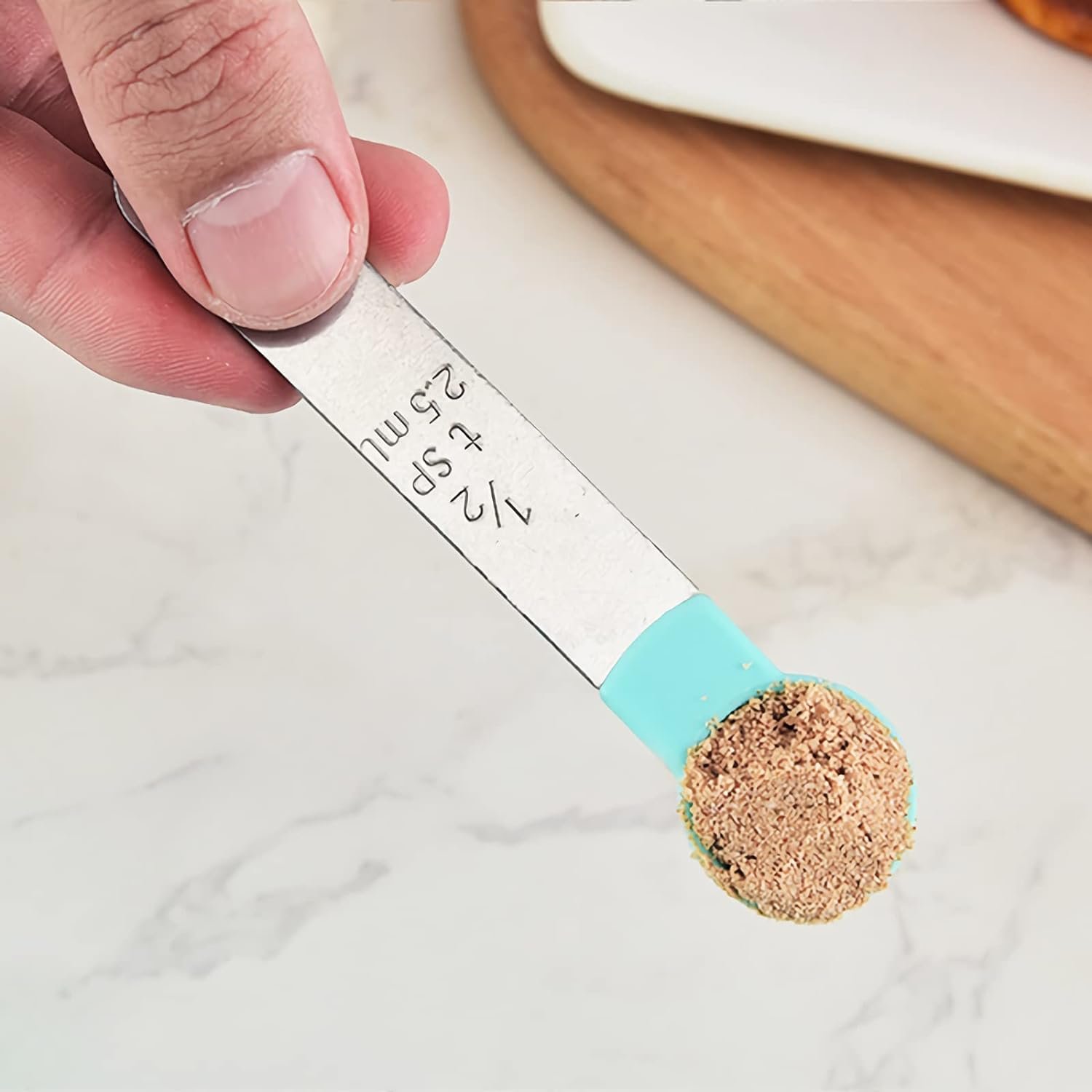 Measuring Cups and Spoons Set, 8 Pieces Measuring Cups and Measuring Spoons with Stackable Stainless Steel Handle Measure Dry or Liquid Ingredients Measuring Set for Kitchen Cooking and Baking (Green) Measuring Cups and Spoons Set, 8 Pieces Measuring Cups and Measuring Spoons with Stackable Stainless Steel Handle Measure Dry or Liquid Ingredients Measuring Set for Kitchen Cooking and Baking (Green)