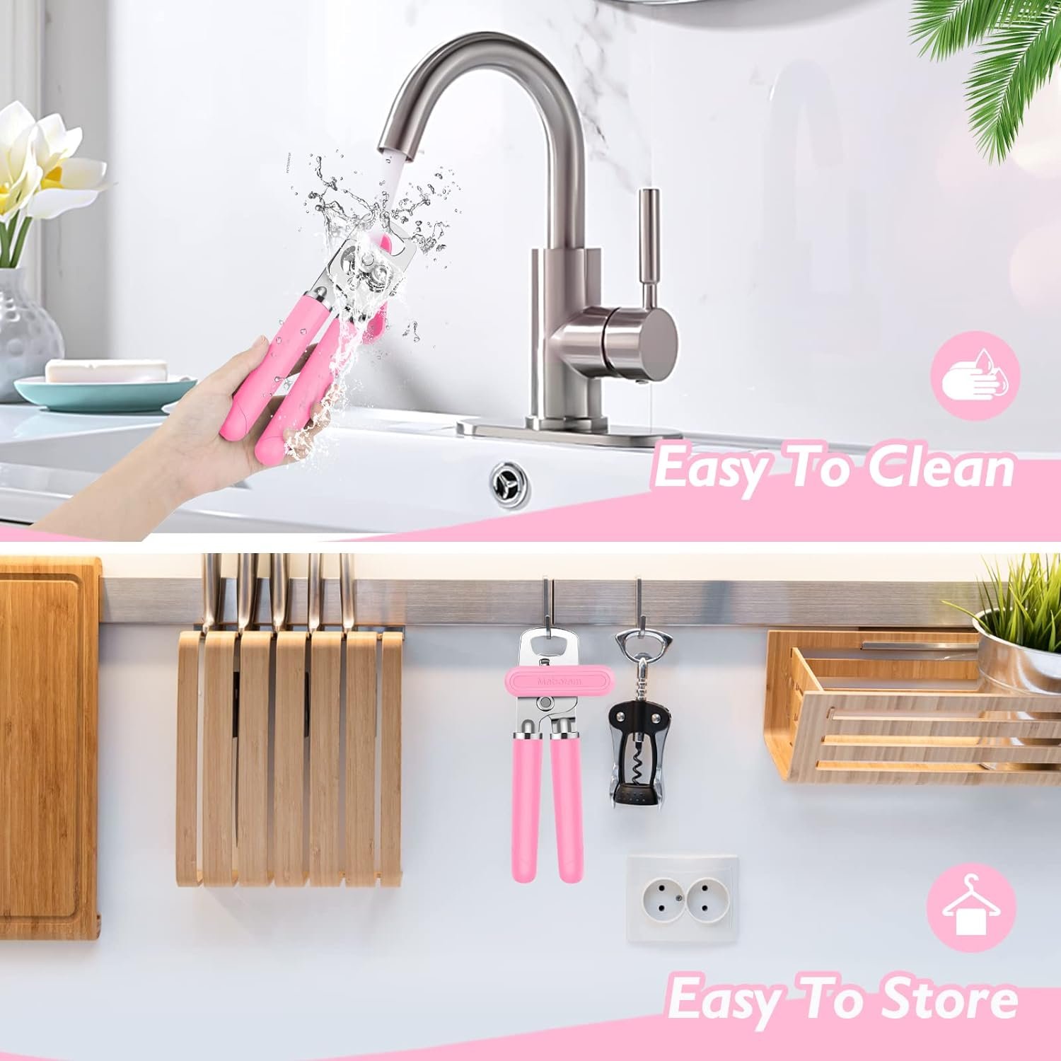 mebotem-10-colors-can-opener-manual-handheld-heavy-duty-hand-can-opener-smooth-edge-stainless-steel-can-openers-top-lid- - Cooking Appliance World