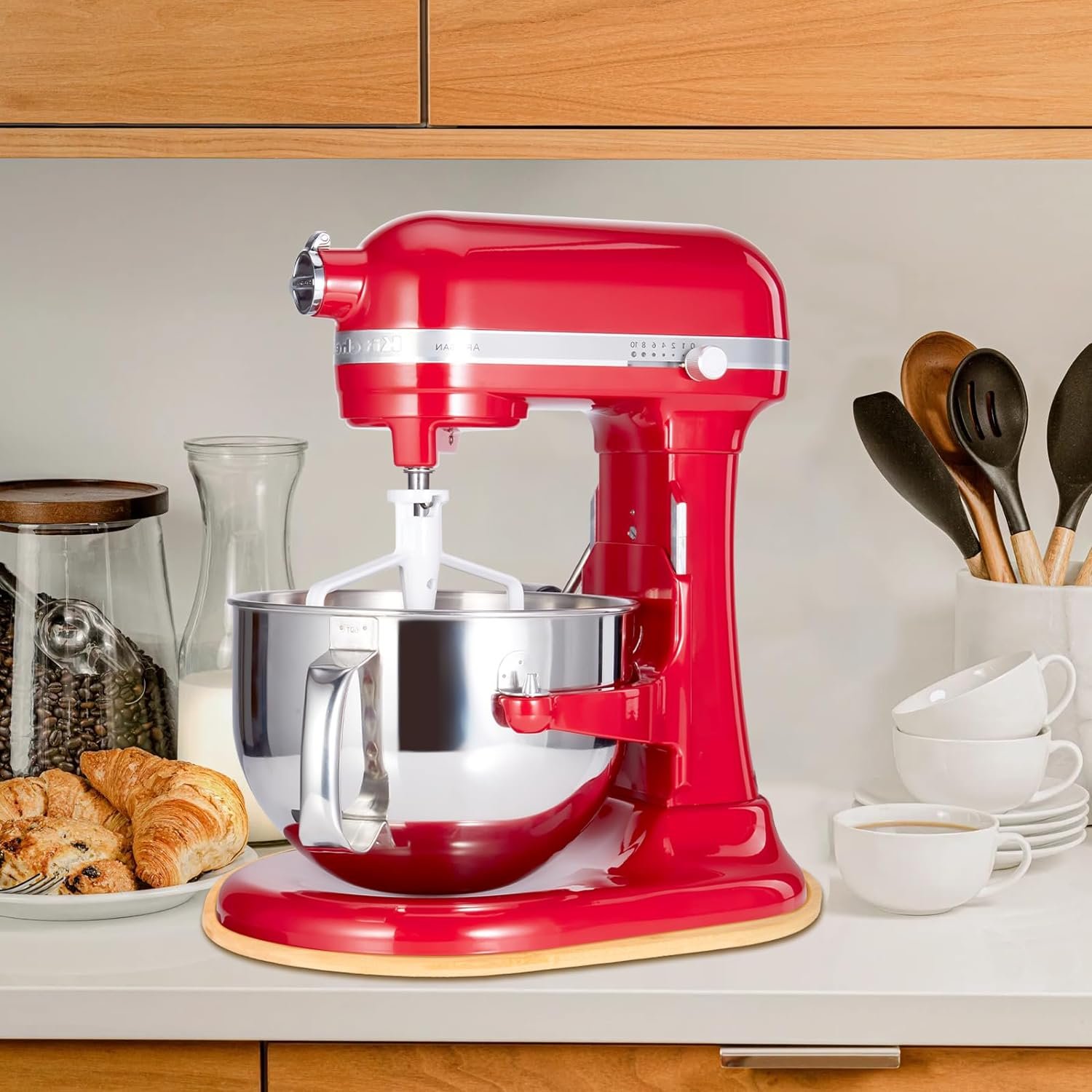 Metal Mixer Slider Mat for KitchenAid 5-8 Qt Bowl Lift Stand Mixer - Kitchen Appliance Sliding Tray Countertop Mixer Mover Slide Mats Pad Compatible with Kitchen Aid Professional 600 Stand Mixer Metal Mixer Slider Mat for KitchenAid 5-8 Qt Bowl Lift Stand Mixer - Kitchen Appliance Sliding Tray Countertop Mixer Mover Slide Mats Pad Compatible with Kitchen Aid Professional 600 Stand Mixer