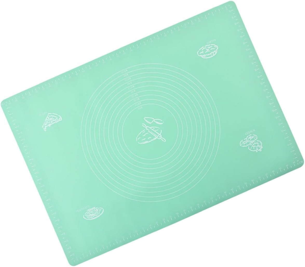 Mikinona Silicone Kneading Mat Kitchen Dough Mat Large Dough Rolling Mat Silicone Pastry Mat Dough Rolling Pads Countertop Pastry Mat Oven Household Products Nonstick