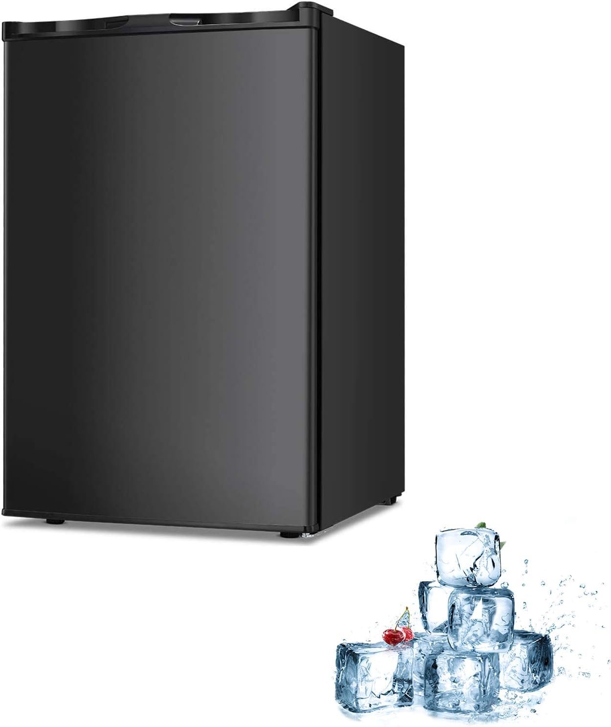 Mini Freezer Countertop 3.0 Cu.ft Small Freezer Upright Black Compact Upright Freezer with Reversible Single Door,Removable Shelves Free Standing Mini Freezer with Adjustable Thermostat Mini Freezer Countertop 3.0 Cu.ft Small Freezer Upright Black Compact Upright Freezer with Reversible Single Door,Removable Shelves Free Standing Mini Freezer with Adjustable Thermostat