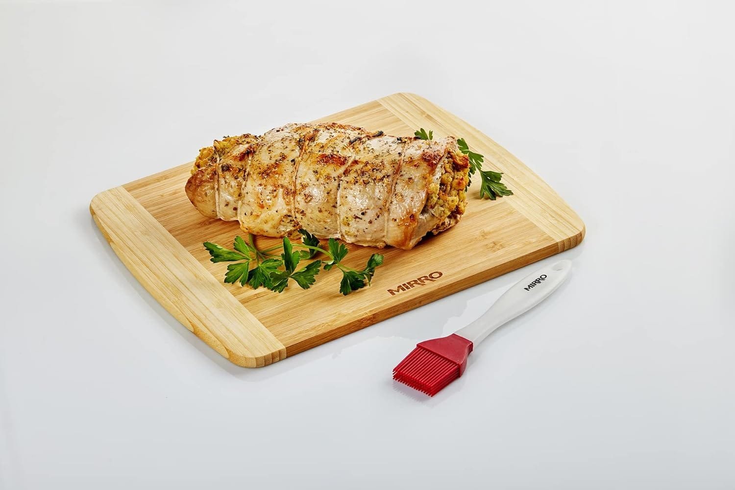 Mirro 8.5 Basting Brush w/2 Red Silicone Bristles