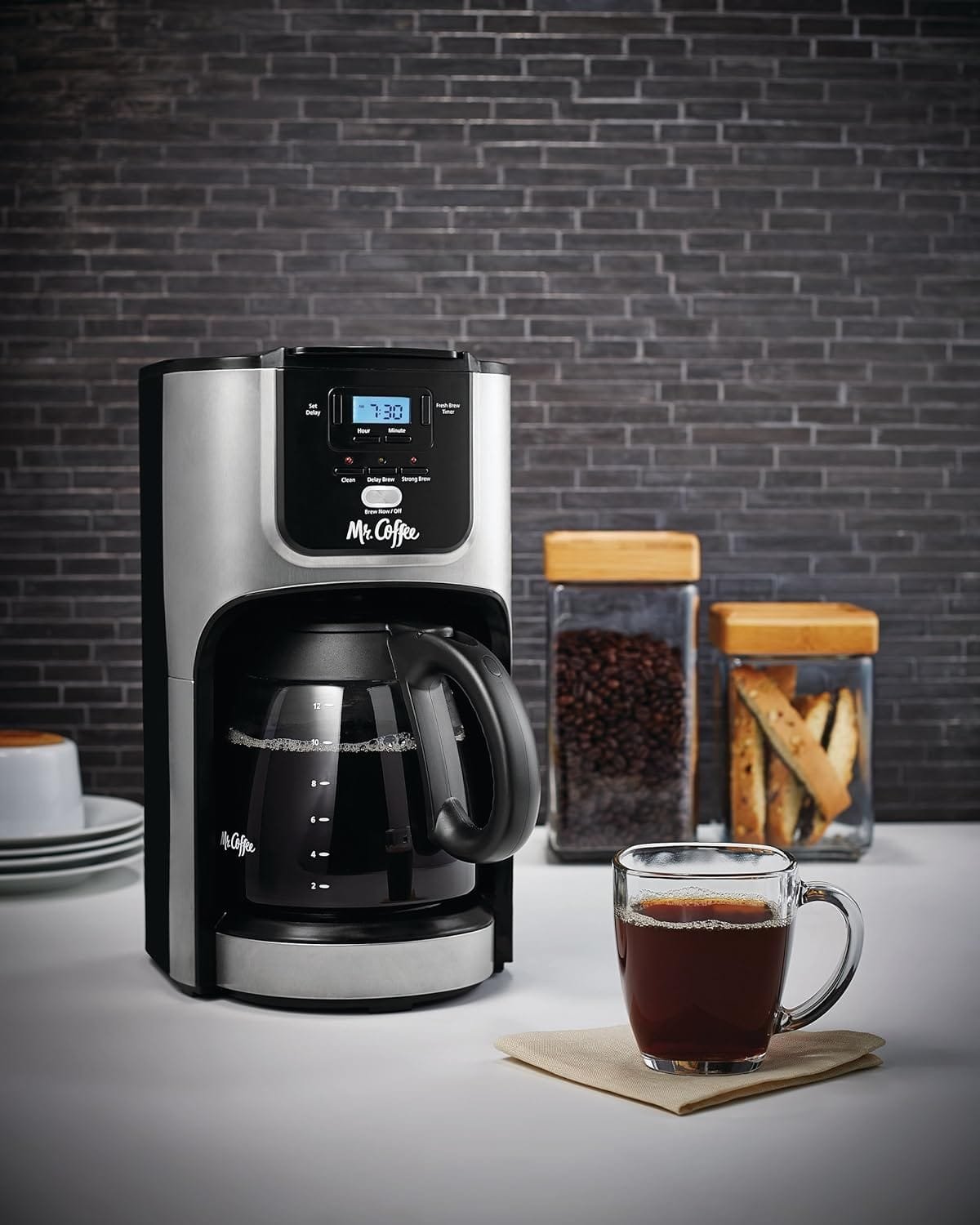 Mr. Coffee 12-Cup Programmable Coffee Maker with Brew Strength Selector Mr. Coffee 12-Cup Programmable Coffee Maker with Brew Strength Selector