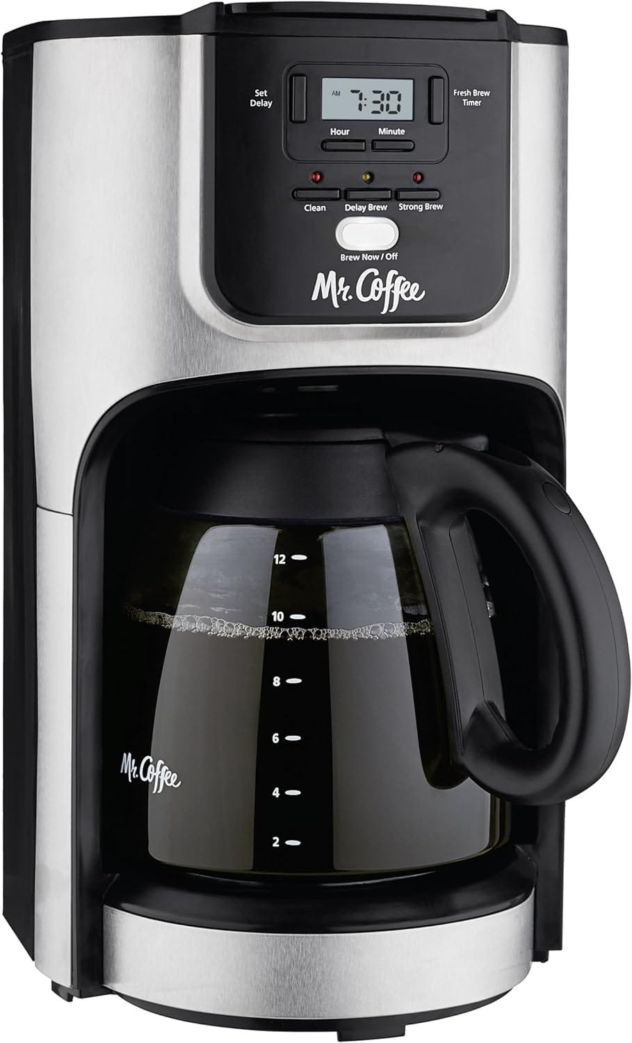 Mr. Coffee 12-Cup Programmable Coffee Maker with Brew Strength Selector Mr. Coffee 12-Cup Programmable Coffee Maker with Brew Strength Selector