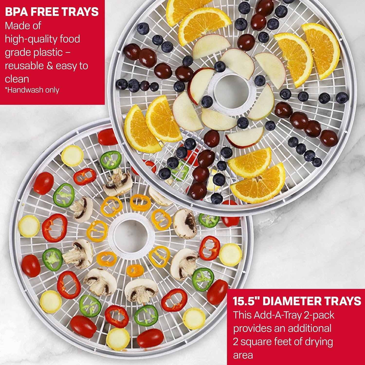 NESCO Gardenmaster Digital Pro Food dehydrator, 4 Trays, White