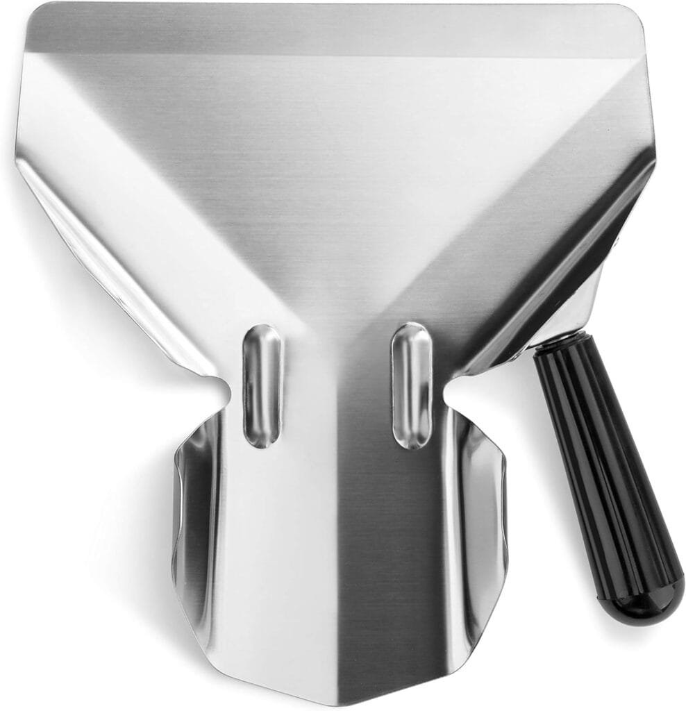 New Star Food Service 37807 Stainless Steel Commercial French Fry Bagger, Right Handle New Star Food Service 37807 Stainless Steel Commercial French Fry Bagger, Right Handle