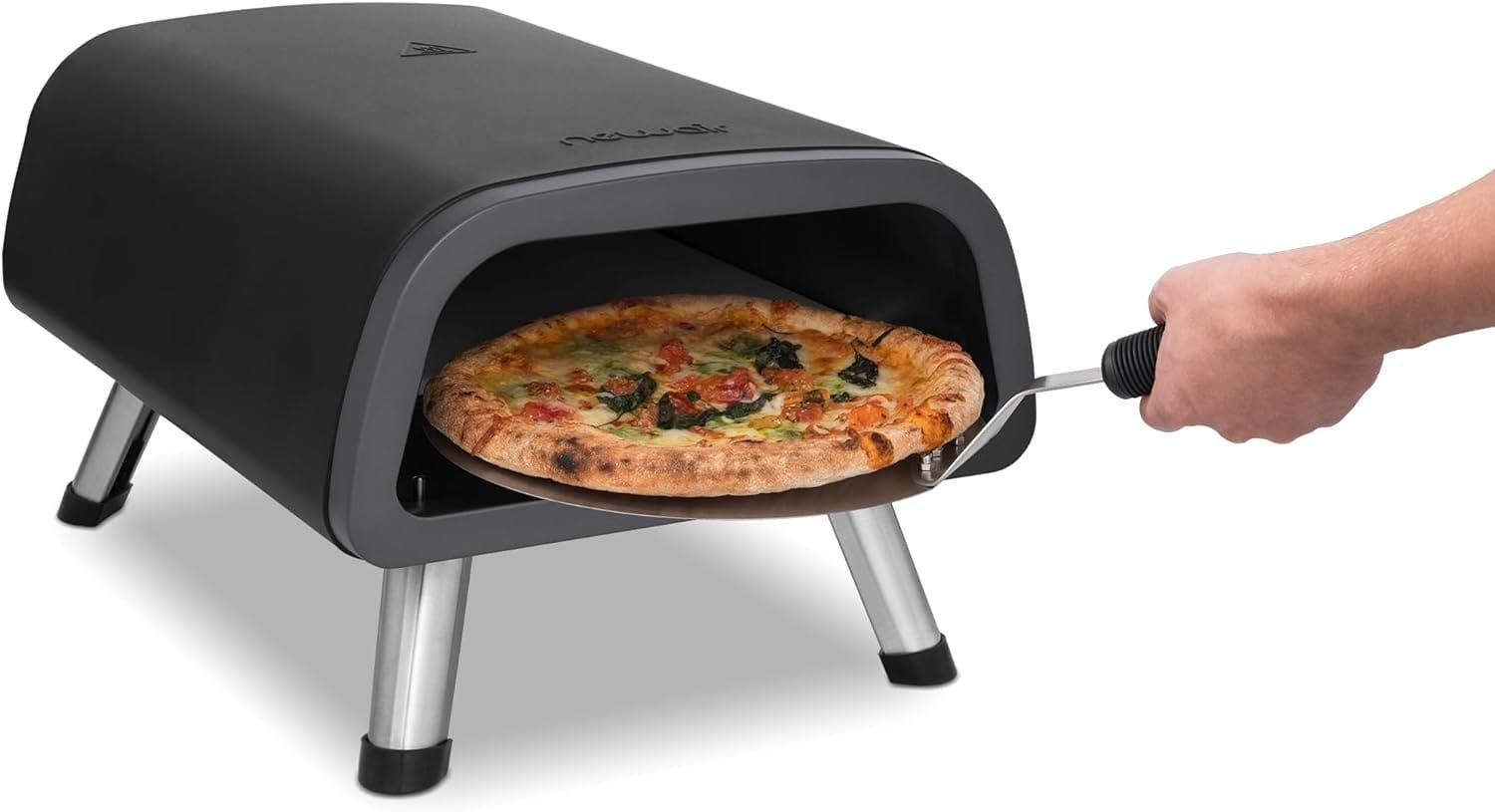 Newair 12 Indoor and Outdoor Pizza Oven with Accessory Kit, 1850W Small Electric Pizza Oven, Portable Countertop Pizza Maker, Water Resistant Newair 12 Indoor and Outdoor Pizza Oven with Accessory Kit, 1850W Small Electric Pizza Oven, Portable Countertop Pizza Maker, Water Resistant