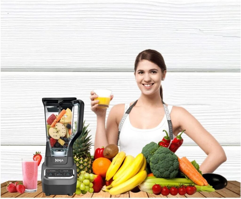 Ninja BL610 Professional 72 Oz Countertop Blender with 1000-Watt Base and Total Crushing Technology for Smoothies, Ice and Frozen Fruit, Black, 9.5 in L x 7.5 in W x 17 in H Ninja BL610 Professional 72 Oz Countertop Blender with 1000-Watt Base and Total Crushing Technology for Smoothies, Ice and Frozen Fruit, Black, 9.5 in L x 7.5 in W x 17 in H