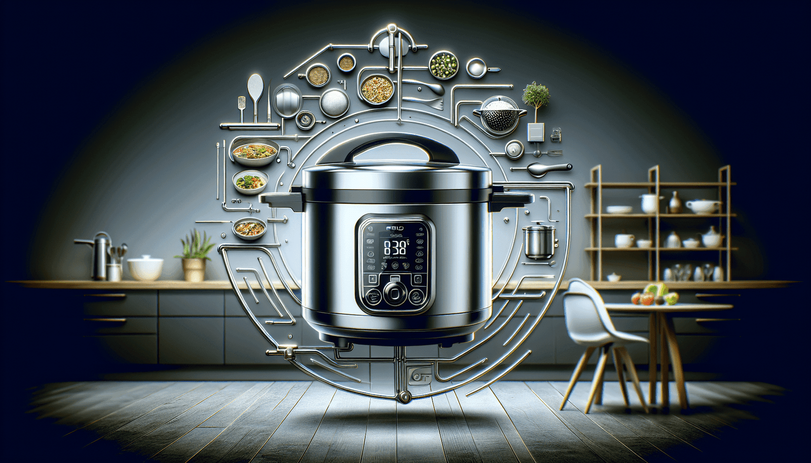 Ninja Foodi OS300 10-in-1 6.5-Quart Pro Pressure Cooker Air Fryer Multicooker, Stainless, Indoor grill’s wide temperatureCyclonic Grilling Technology 500F, Smoke Control System (Renewed)