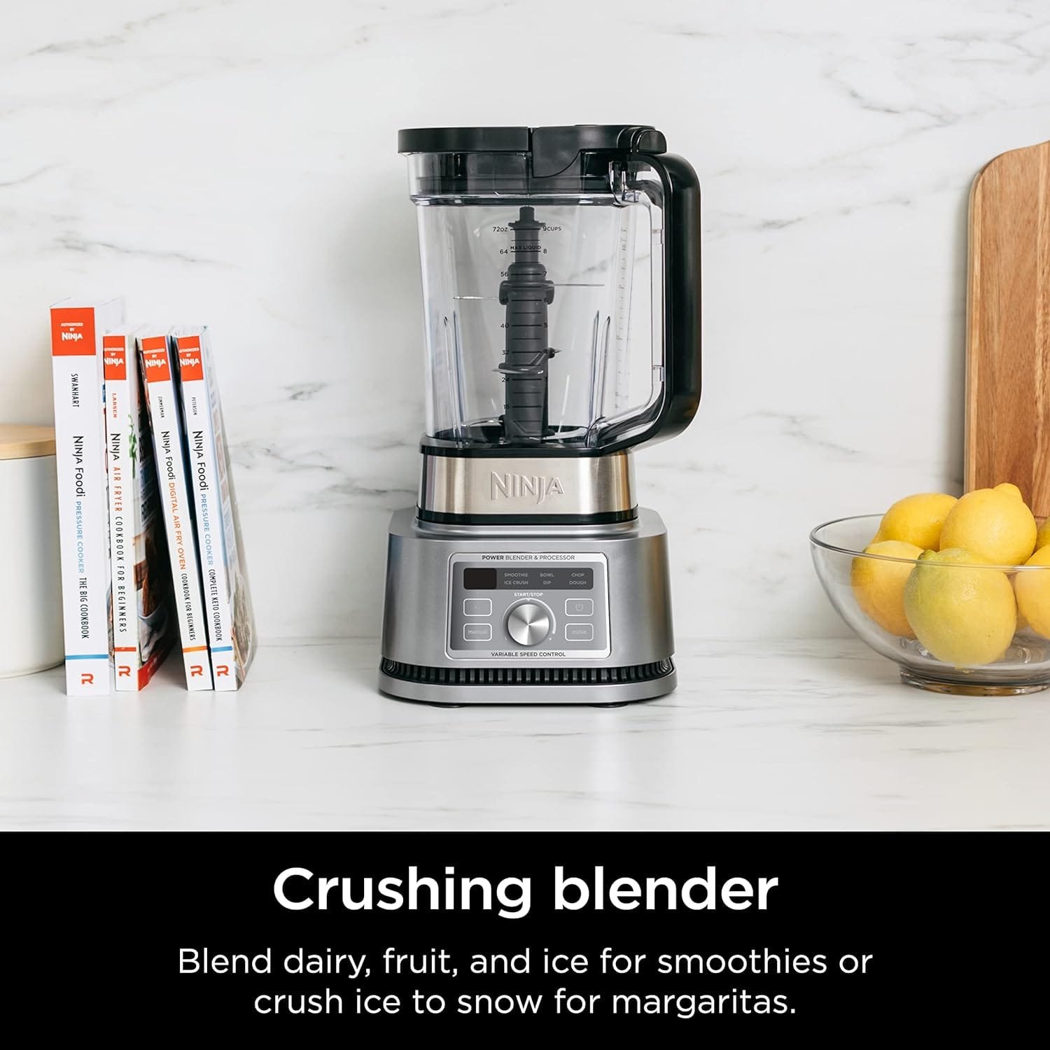 Ninja Foodi SS201 Power Blender Processor. 3-in-1 Crushing Blender, Dough Mixer, and Food Processor 1400WP smartTORQUE 6 Auto-iQ Presets Ninja Foodi SS201 Power Blender Processor. 3-in-1 Crushing Blender, Dough Mixer, and Food Processor 1400WP smartTORQUE 6 Auto-iQ Presets