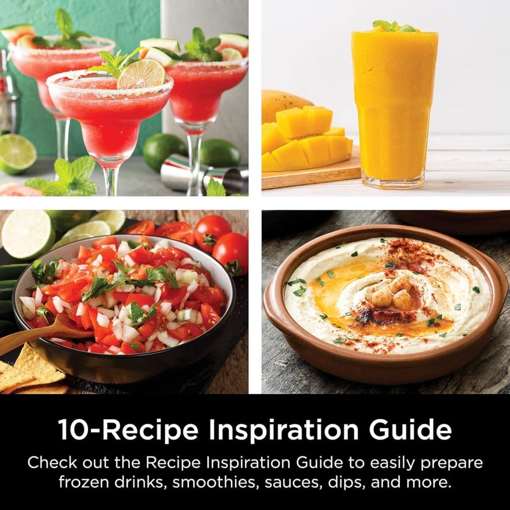 Ninja NJ601AMZ Professional Blender with 1000-Watt Motor  72 oz Dishwasher-Safe Total Crushing Pitcher for Smoothies, Shakes  Frozen Drinks, Black