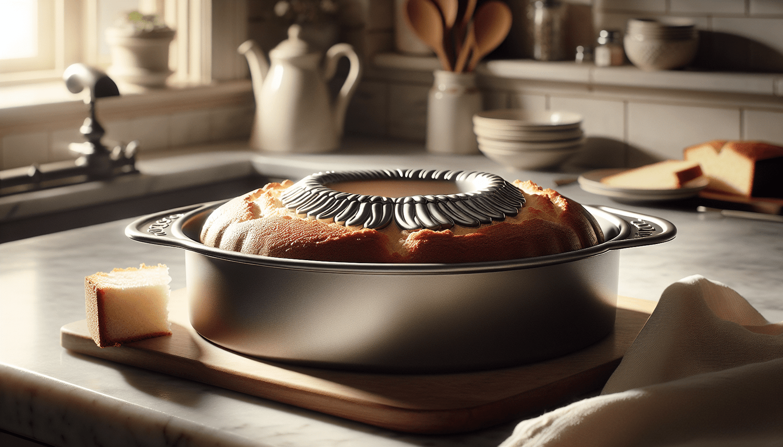 Nordic Ware Angel Food Cake Pan, 18 Cup Capacity, Graphite