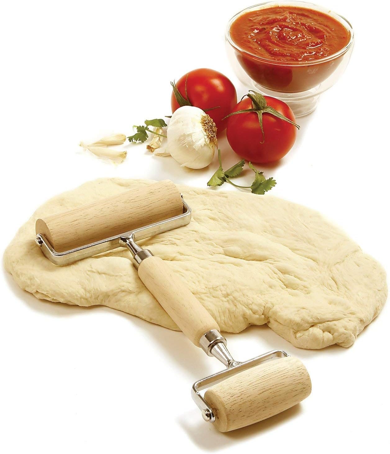 Norpro Wood Pastry/Pizza Roller 4in/10cm