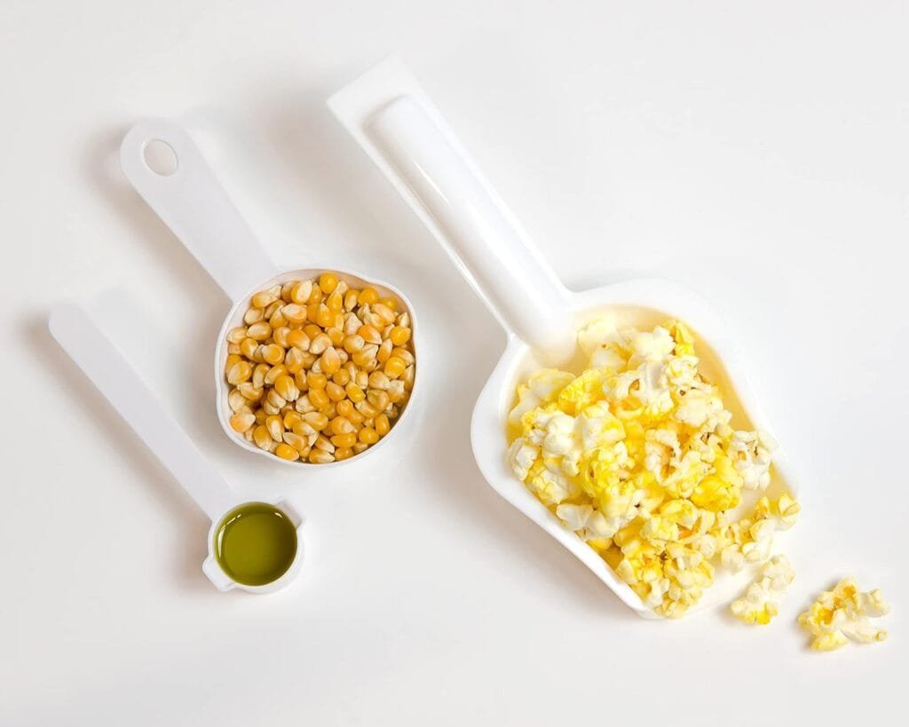 Nostalgia Popcorn Maker Machine - Professional Cart With 2.5 Oz Kettle Makes Up to 10 Cups - Vintage Popcorn Machine Movie Theater Style - Red  White Nostalgia Popcorn Maker Machine - Professional Cart With 2.5 Oz Kettle Makes Up to 10 Cups - Vintage Popcorn Machine Movie Theater Style - Red  White