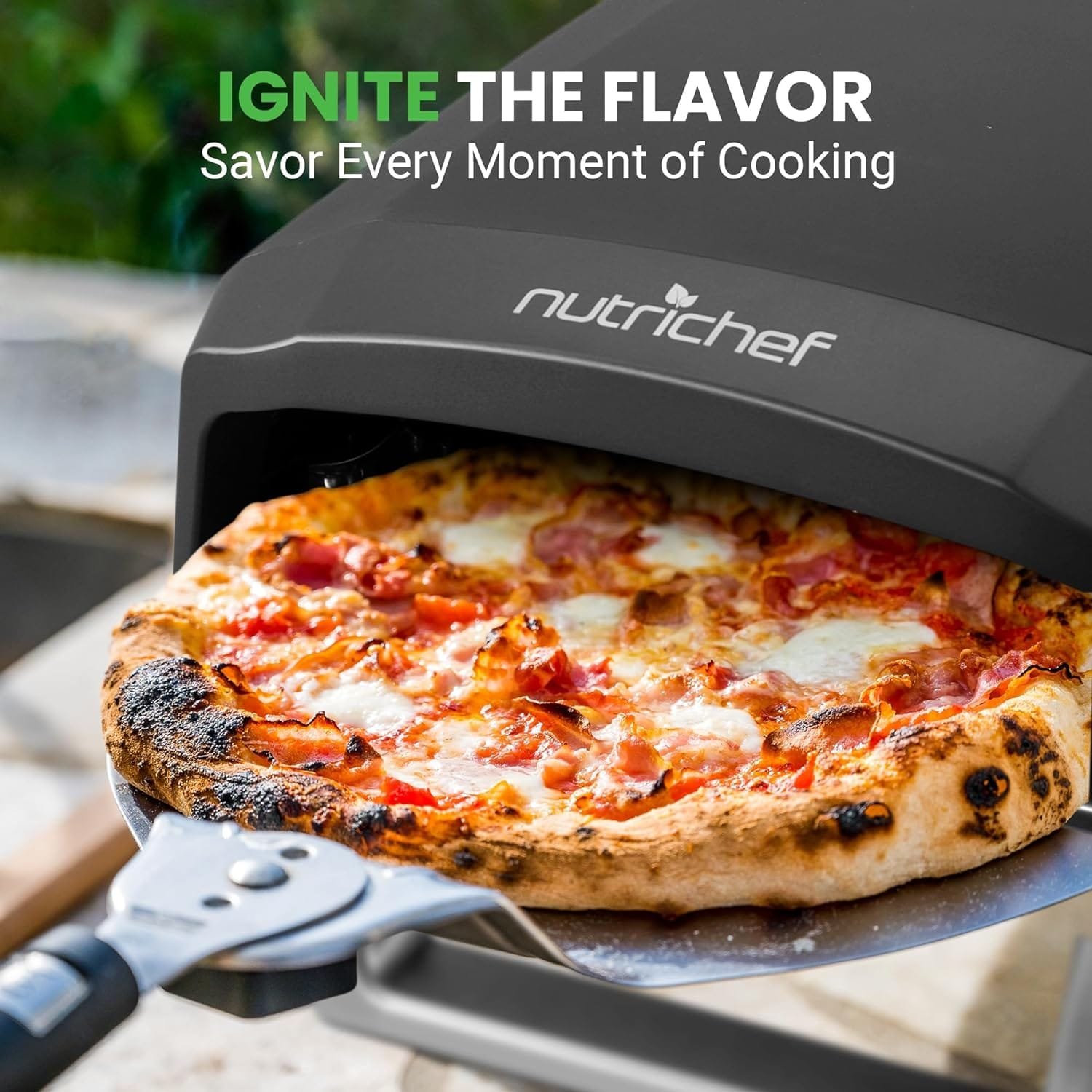 nutrichef-portable-outdoor-gas-pizza-oven-includes-foldable-feet-adjustable-heat-control-dial-burner-stone-regulator-hos - Cooking Appliance World