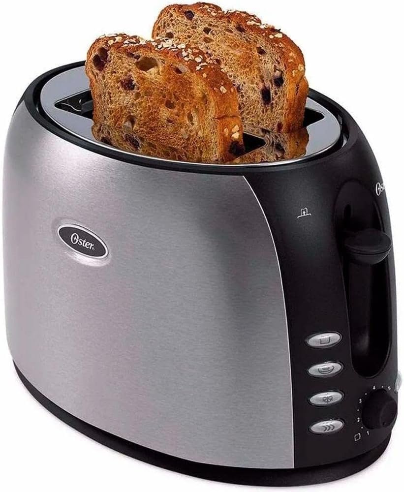 Oster 2 Slice Toaster, Brushed Stainless Steel (TSSTJC5BBK)