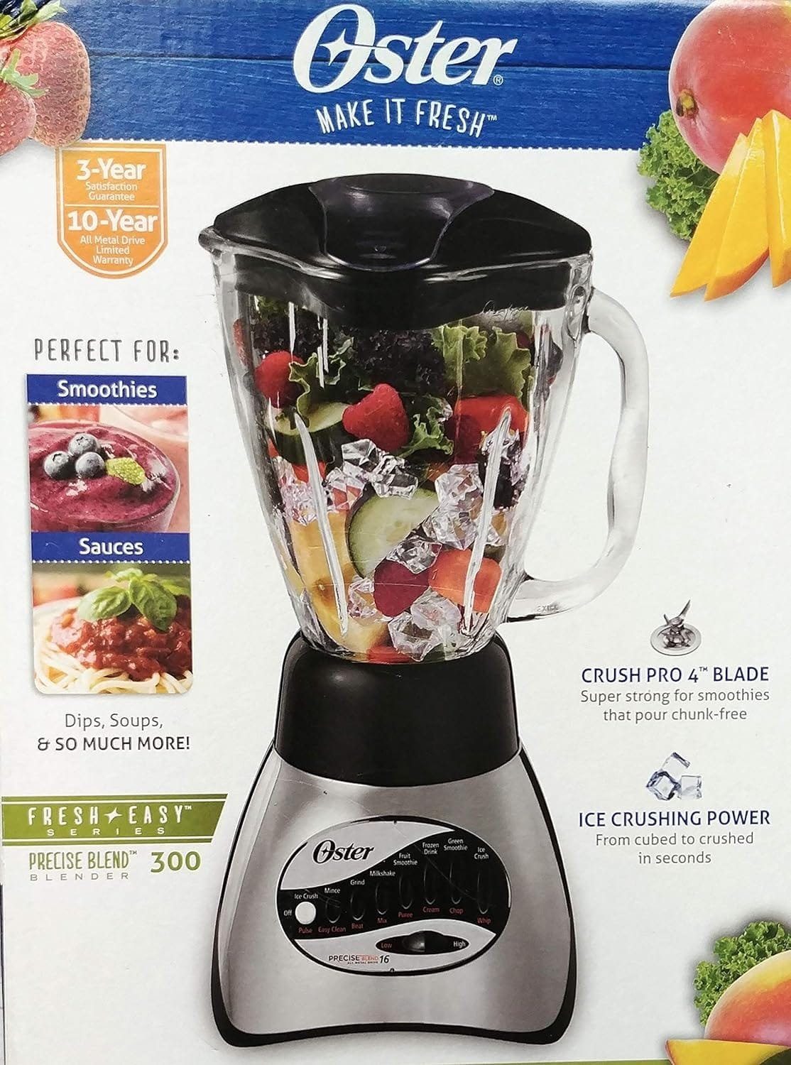 Oster 6812-001 Core 16-Speed Blender with Glass Jar, Black Oster 6812-001 Core 16-Speed Blender with Glass Jar, Black