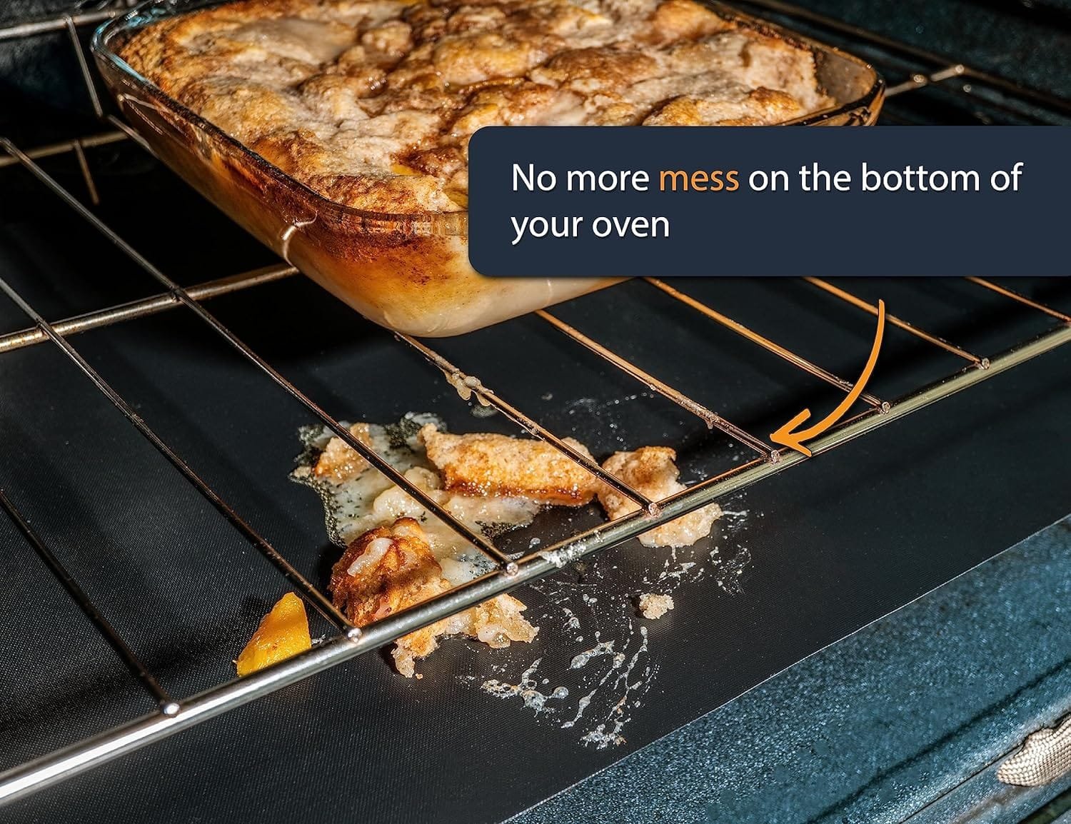 Oven Liners for Bottom of Oven - 3 Pack Large Heavy Duty Mats, 16.25”x23” Non-Stick Reusable Liner for Electric, Gas, Toaster Ovens, Grills - BPA  PFOA Free Oven Cleaning Kitchen Accessory (Black) Oven Liners for Bottom of Oven - 3 Pack Large Heavy Duty Mats, 16.25”x23” Non-Stick Reusable Liner for Electric, Gas, Toaster Ovens, Grills - BPA  PFOA Free Oven Cleaning Kitchen Accessory (Black)