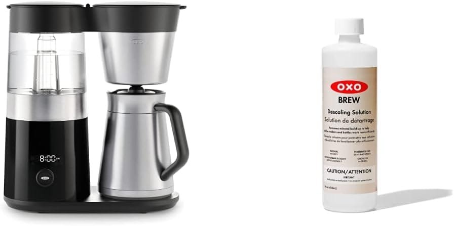 OXO Brew 9 Cup Stainless Steel Coffee Maker,Silver, Black OXO Brew 9 Cup Stainless Steel Coffee Maker,Silver, Black