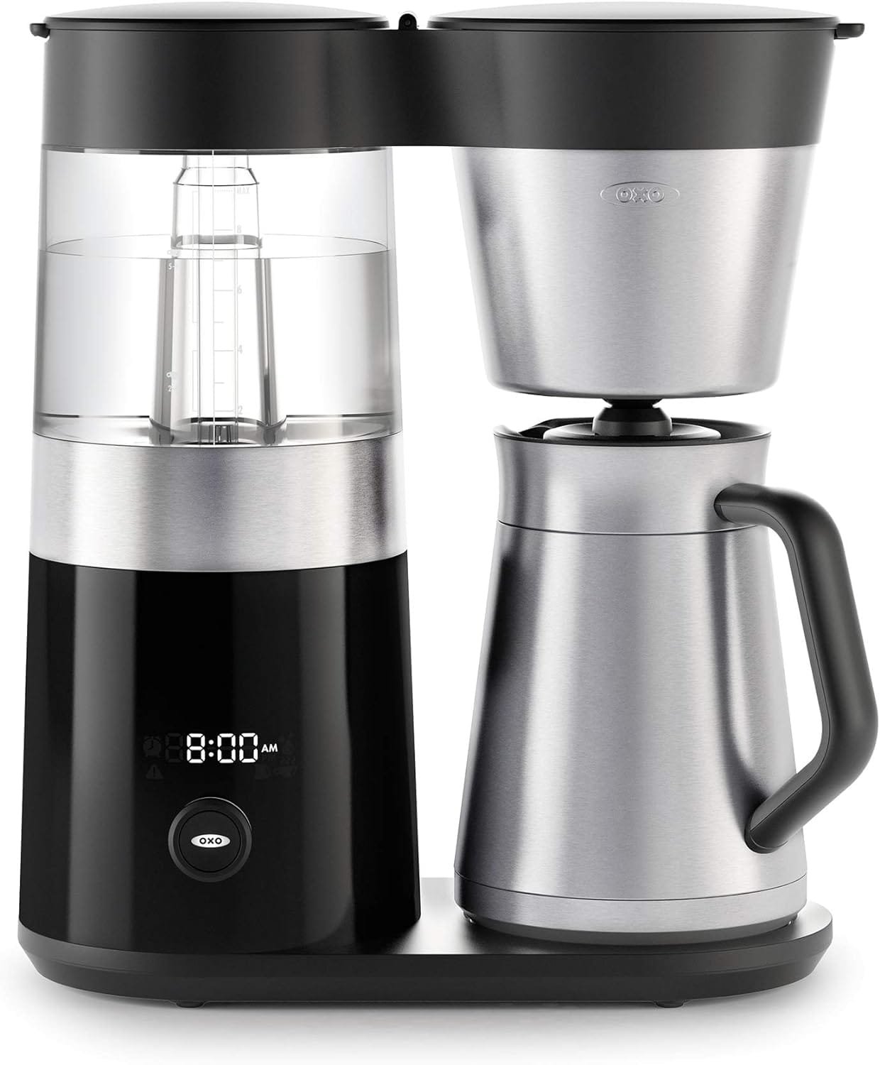 OXO Brew 9 Cup Stainless Steel Coffee Maker,Silver, Black OXO Brew 9 Cup Stainless Steel Coffee Maker,Silver, Black