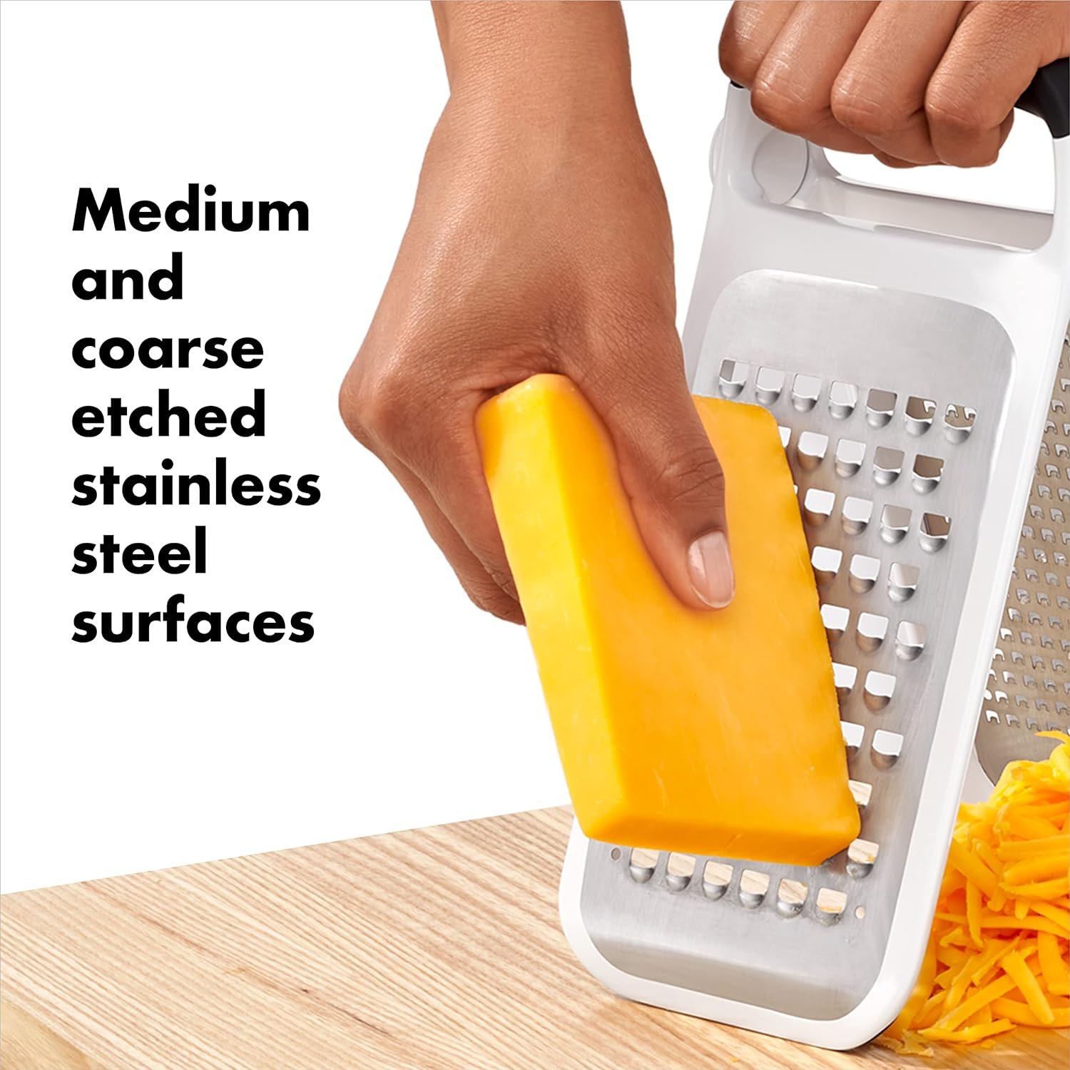 OXO Good Grips Etched Two-Fold Grater,Steel,One size