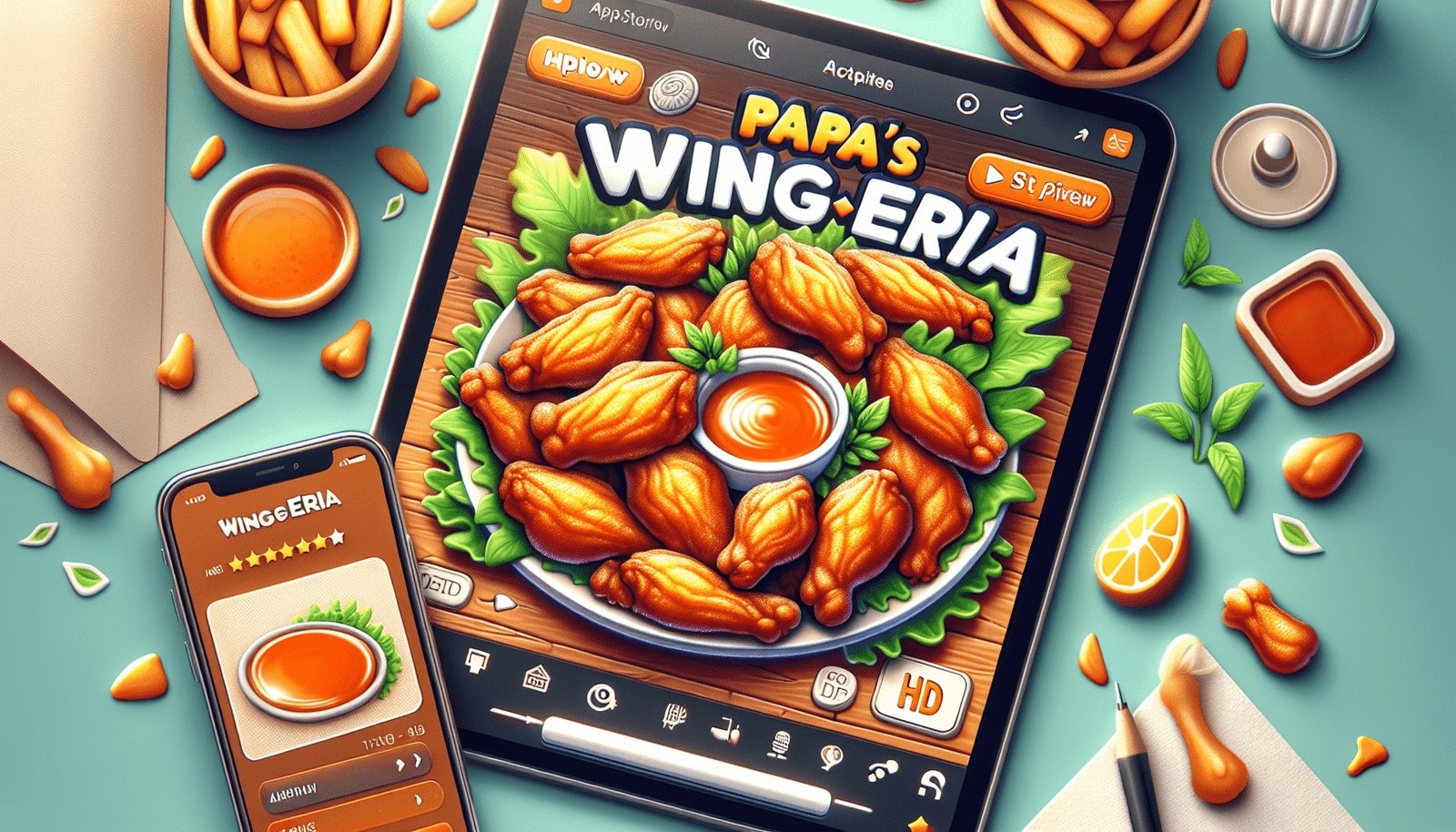 Papas Wingeria HD:Amazon.com:Appstore for Android