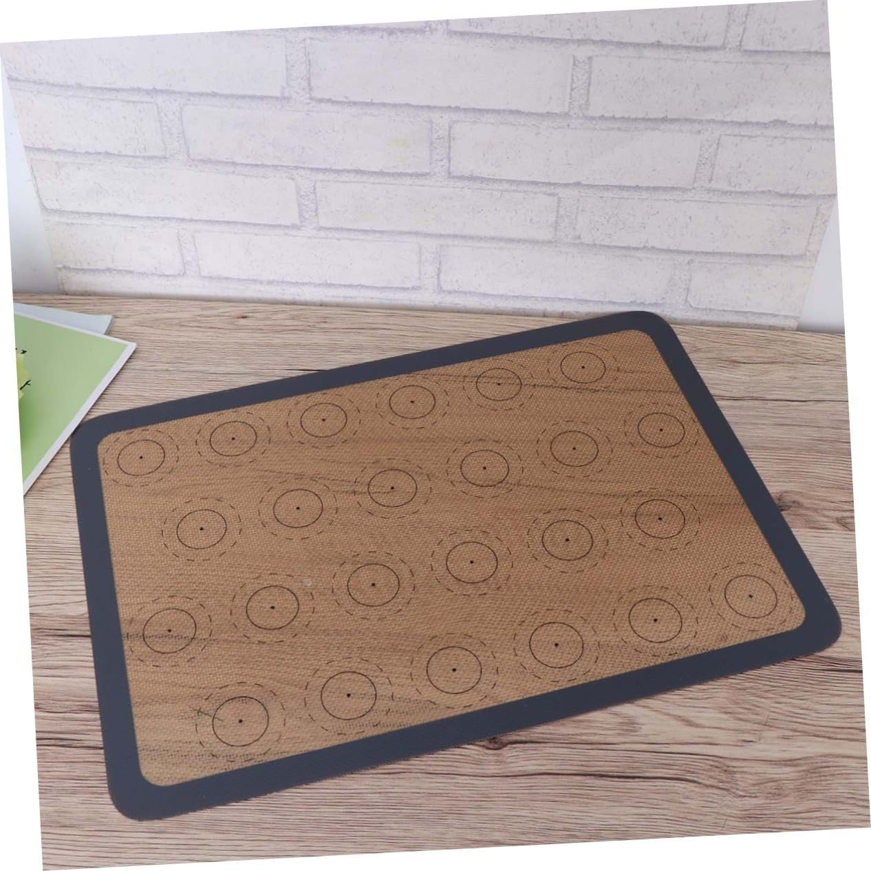 Pastry Mat Silicone Fondant Mat Baking Pad Toaster Oven Pan Pad for Rolling Dough Non Stick Pads Dough Pad Silicone Pad Baking Tools Silicone Baking Mat To Bake Bakeware