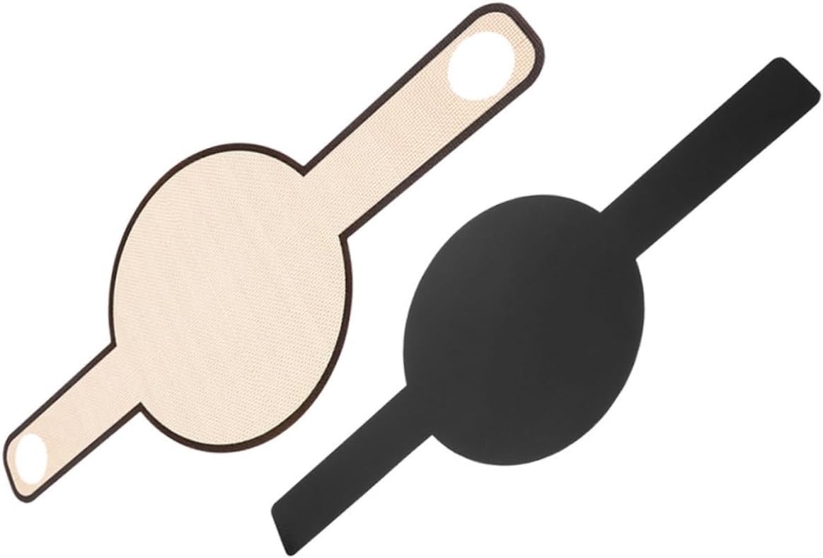 Pastry Mat Slings 2pcs Silicone Baking Pot Holder Bread Baking Silicone Bakeware Silicone Baking Sling Baking Mat Silicone Bread Sling Glass Fiber Netherlands Sourdough Bread Sling