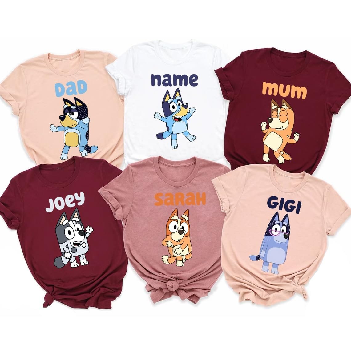 Personalized Family Birthday Shirt, Matching Birthday Shirts for Family, Friends Matching Shirt, Custom Name Birthday T-Shirt for Kids Toddler, Cartoon Characters Shirts Personalized Family Birthday Shirt, Matching Birthday Shirts for Family, Friends Matching Shirt, Custom Name Birthday T-Shirt for Kids Toddler, Cartoon Characters Shirts