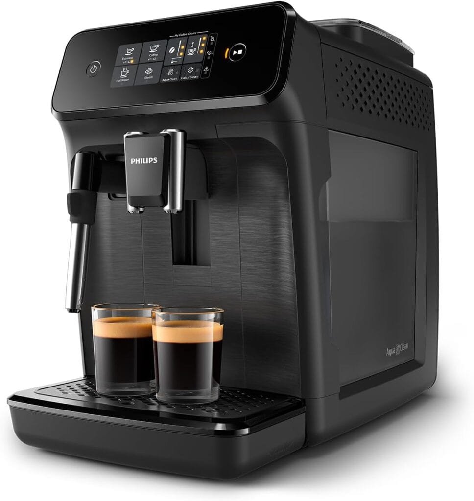Philips 3200 Series Fully Automatic Espresso Machine w/ LatteGo, Black, EP3241/54