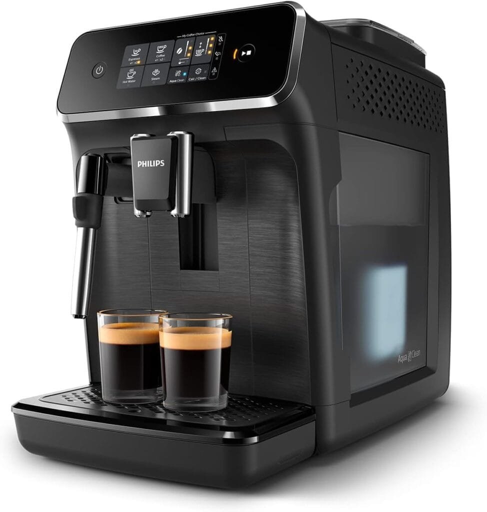 Philips 3200 Series Fully Automatic Espresso Machine w/ LatteGo, Black, EP3241/54