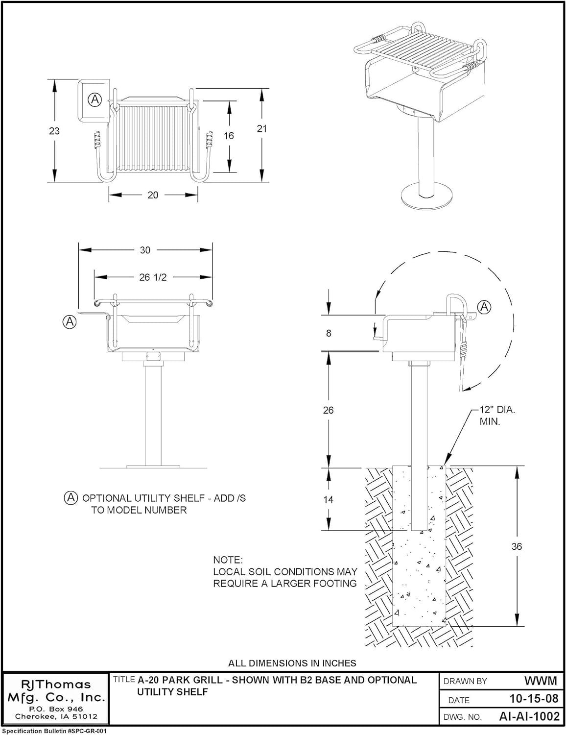 Pilot Rock A-Series Commercial Charcoal Grill - Made in USA Pilot Rock A-Series Commercial Charcoal Grill - Made in USA