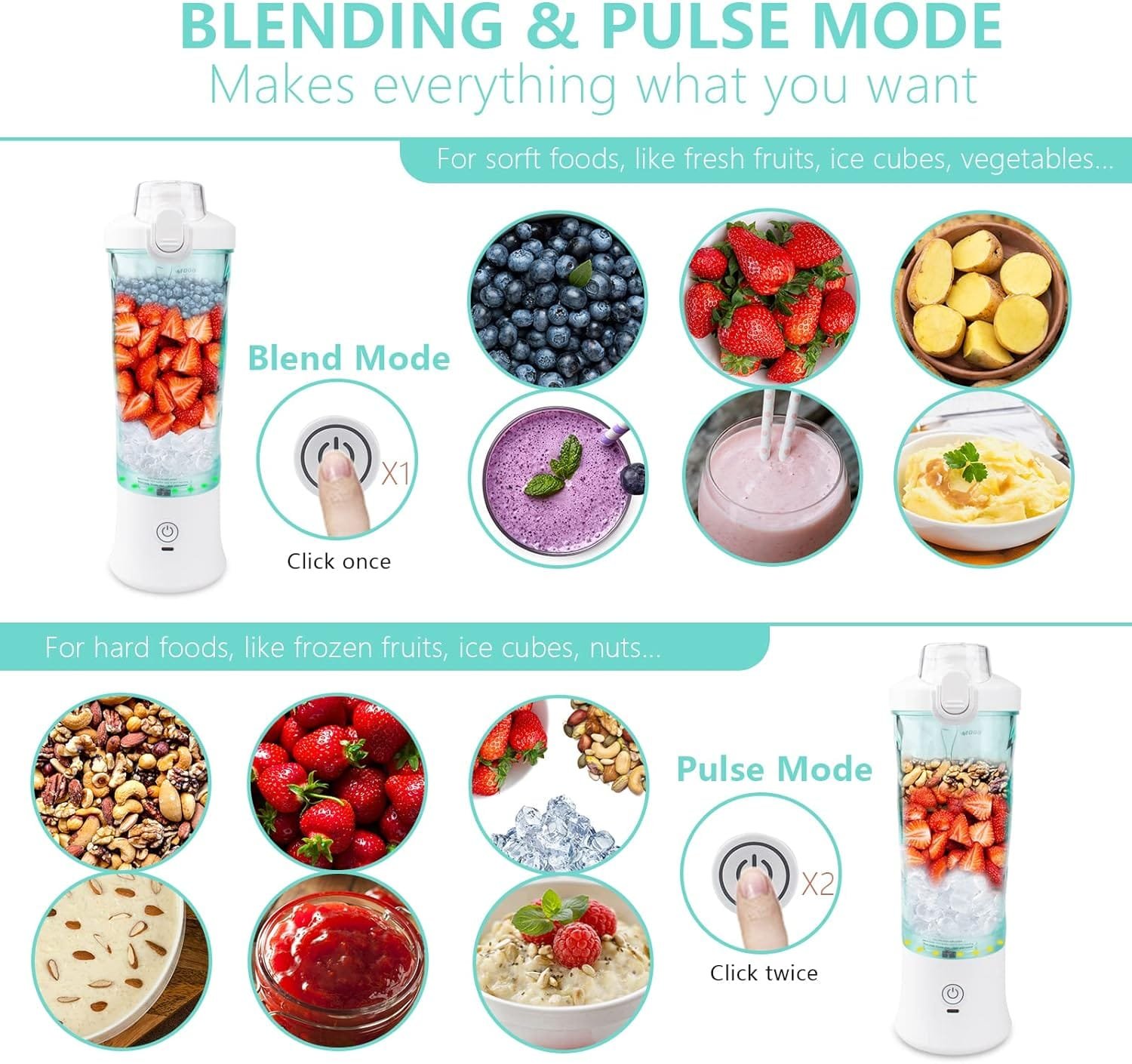 portable-blender-smoothie-maker-blender-with-6-ultra-sharp-blades-personal-blender-for-shakes-and-smoothies-baby-food-20 - Cooking Appliance World