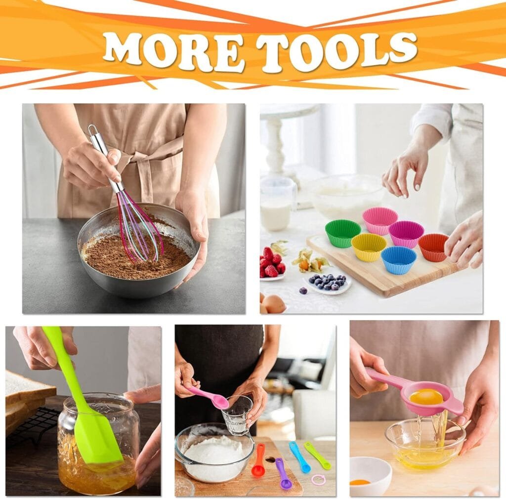 PP CHEF Cake Pan Set - 4”, 6”, 8”, 9.5 4 Piece Round Baking Cake Pans Tin Stainless Steel, Oven/Pot/Dishwasher Safe, Heavy Duty  Non Toxic, Mirror Finish  Easy Clean