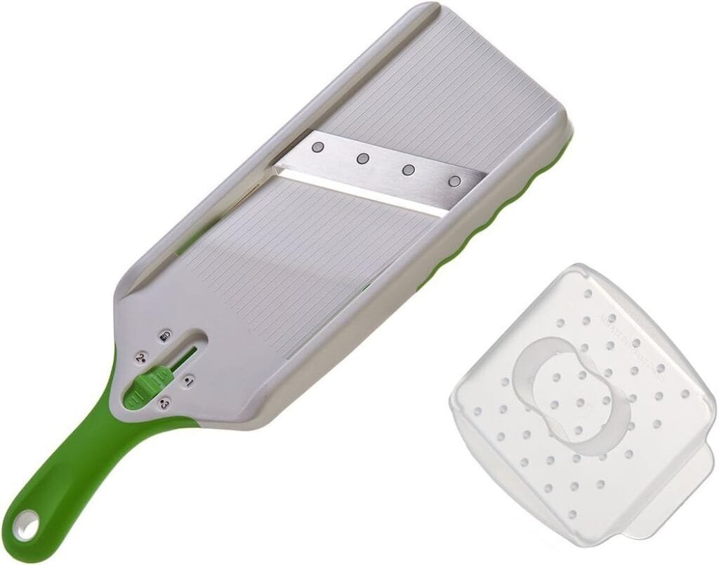 Prepworks by Progressive Adjust-A-Slice Mandoline,Green Prepworks by Progressive Adjust-A-Slice Mandoline,Green