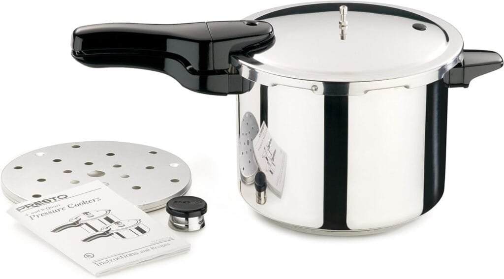 Presto 01362 6-Quart Stainless Steel Pressure Cooker
