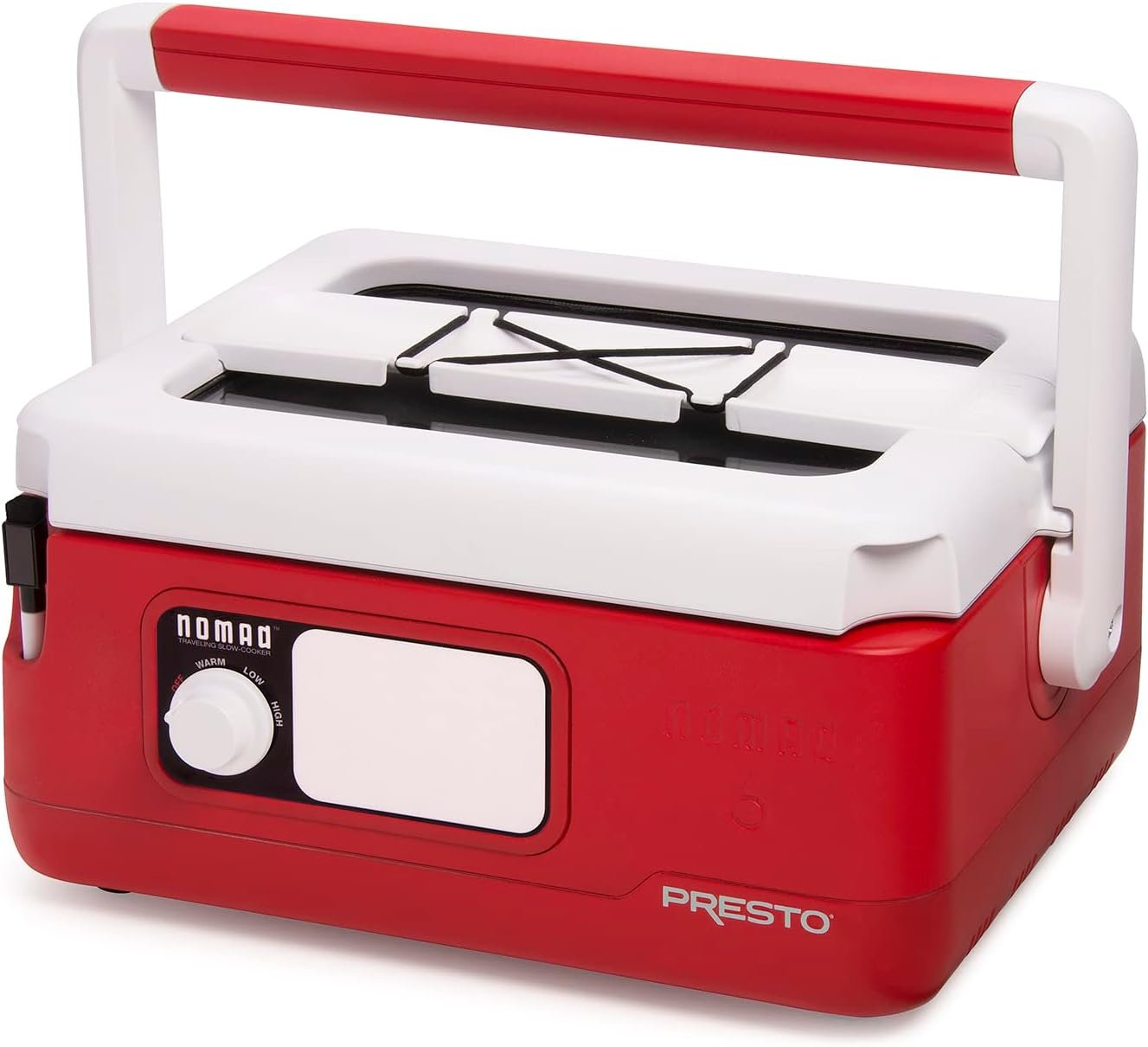 Presto Nomad 6-Quart Traveling Slow Cooker, Red