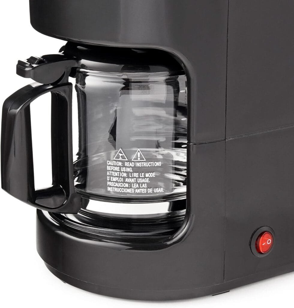 Proctor Silex Coffee Maker, Works with Smart Plugs That are Compatible with Alexa, Auto Pause and Serve, 10-Cup, Black